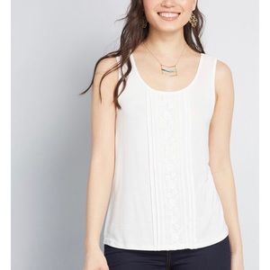 🦢ModCloth Blissful Mission Tank Top